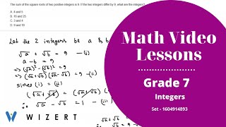 Grade 7 Mathematics Word Problems - Maths Integers word problems for Grade 7 - Set 1604914893