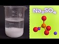 ✅Cómo hacer 🧪SULFATO de SODIO⚗️| Na2SO4 | Síntesis de laboratorio Fácil