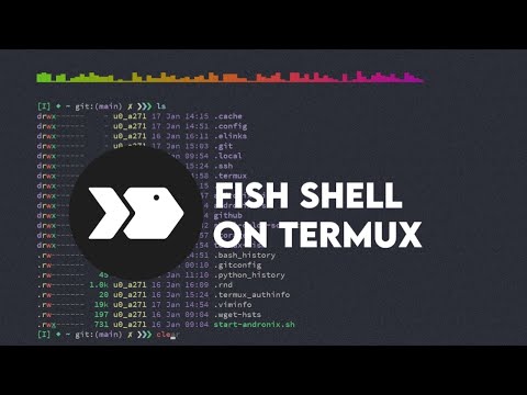 TERMUX IS AWESOME WITH FISH SHELL