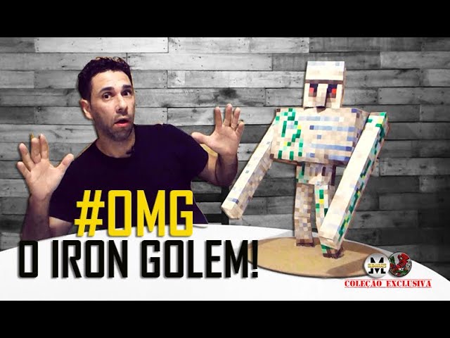 Tutorial PaperCraft Minecraft - Golem de Ferro / Iron Golem 