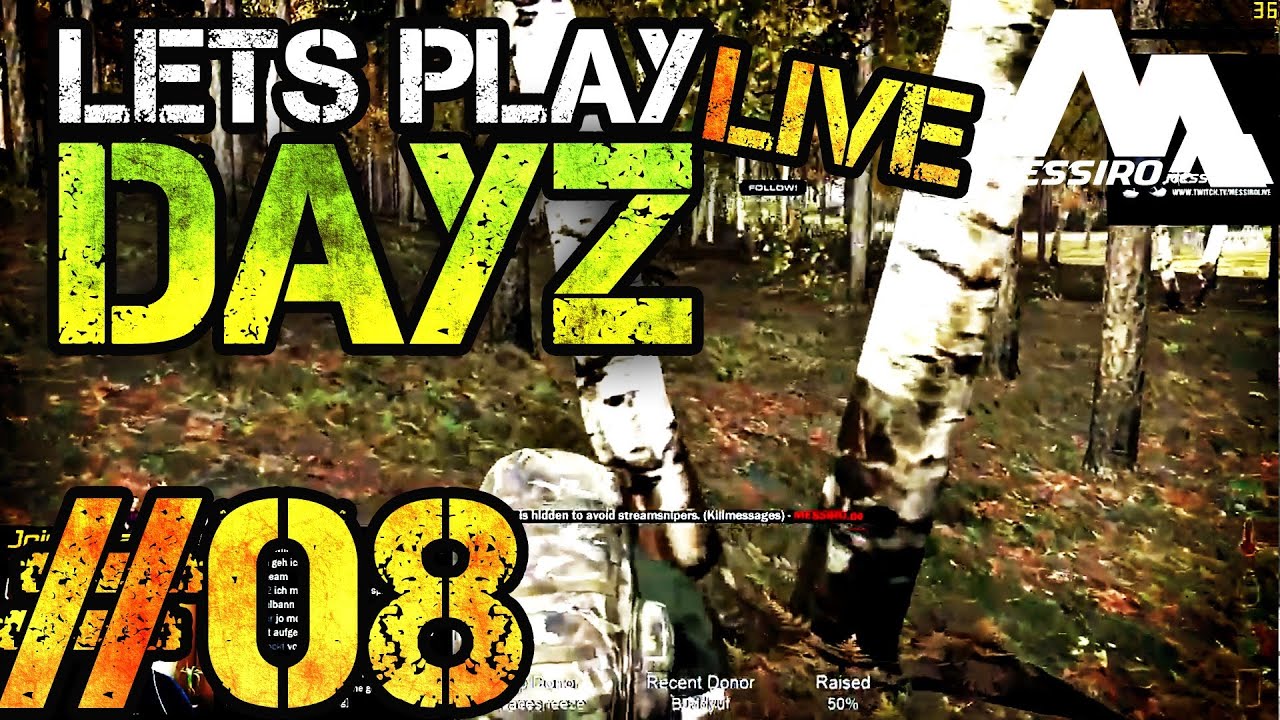 Live Let's Play DayZ 08 Origins Laufen laufen laufen! YouTube