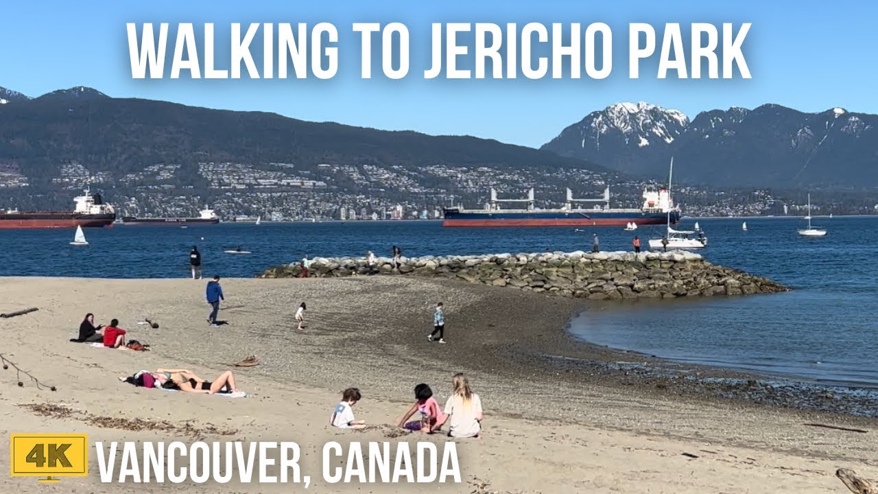 Vancouver, BC, Canada: To Jericho Park From Point Grey Road; 4K Virtual ...
