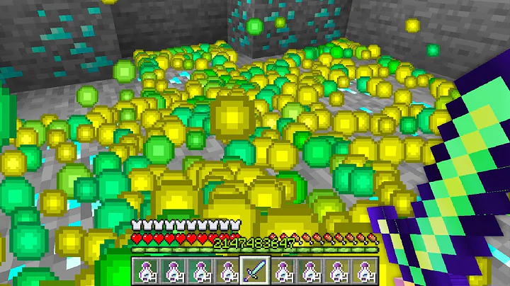 Minecraft UHC but you can craft an infinite XP sword..