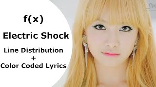f(x) 에프엑스 - Electric Shock (Line Distribution + Color Coded …