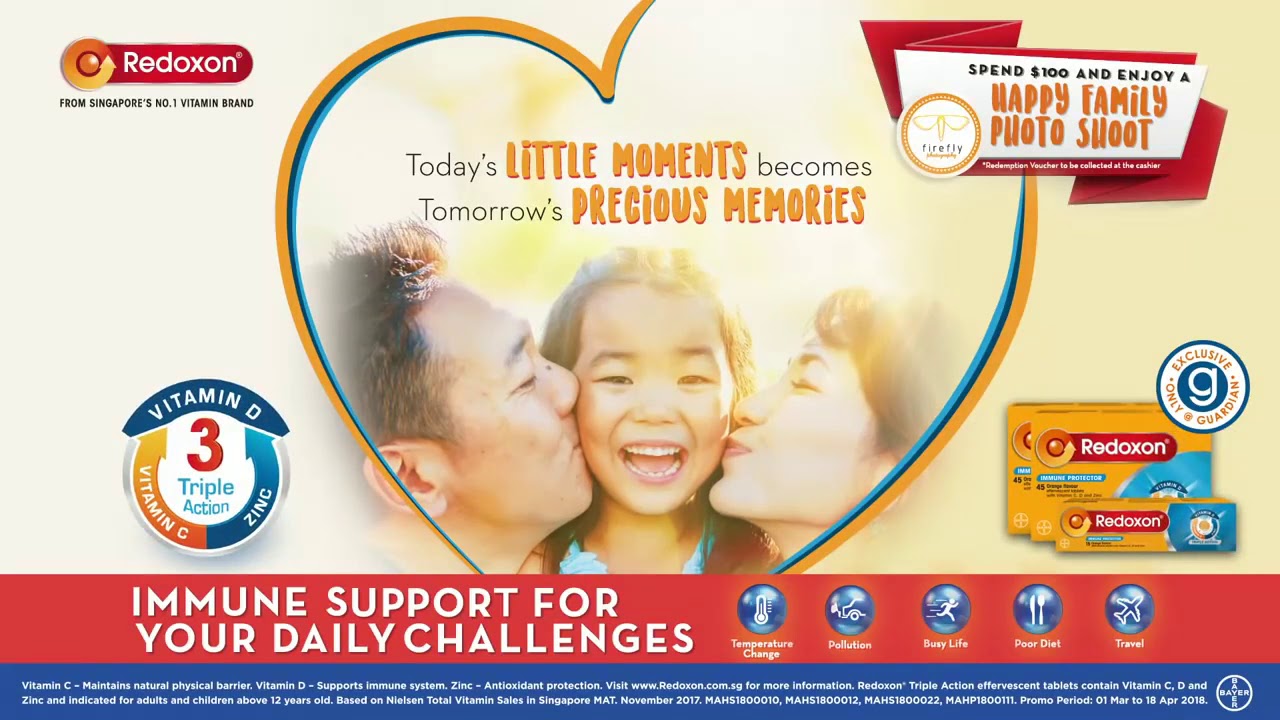 Redoxon Guardian Family Photo Shoot Redemption