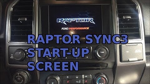 Raptor splash screen hack for any F-150