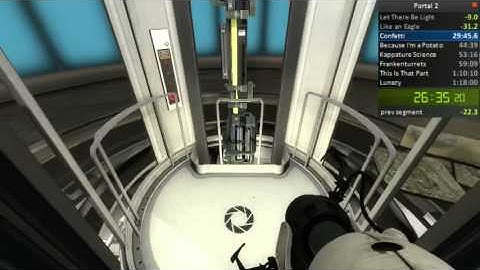 Portal 2 in 1:07:54 Single Segment Former World Record (Part 1)