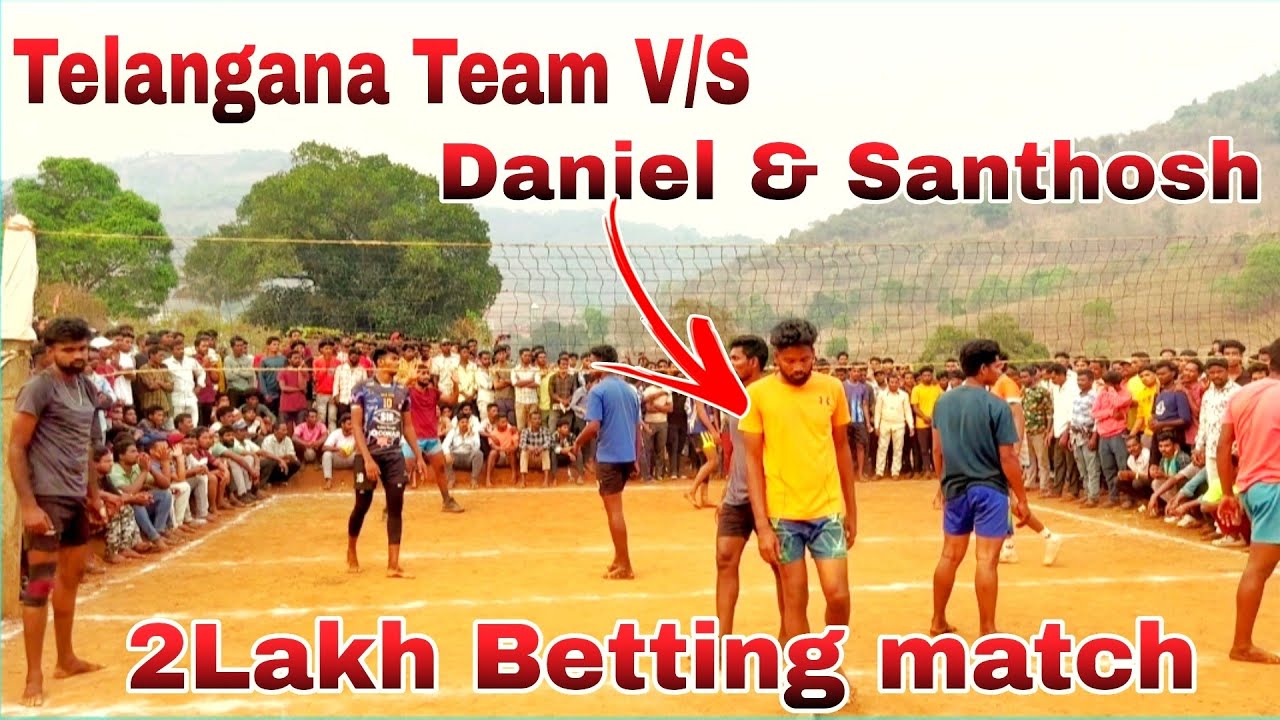 Santhosh and Daniel v/s Telangana sanketh team 2lakhs betting match korukonda local ground