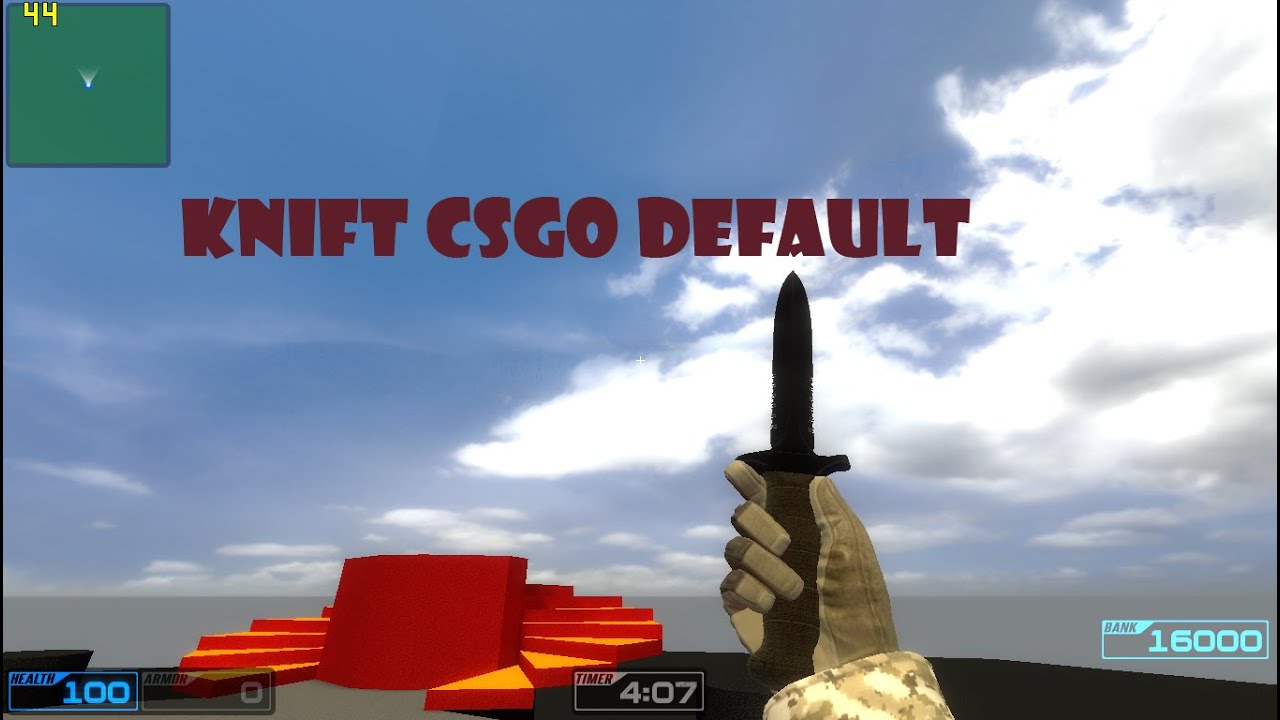Counter Strike Source Knife Csgo Default - YouTube