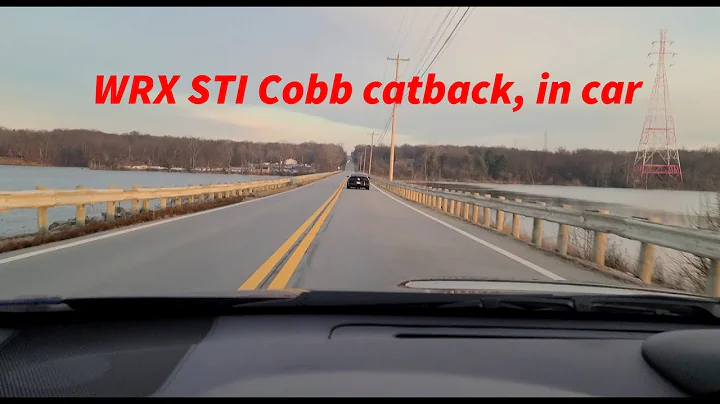 WRX STI Cobb Catback in-car sound check