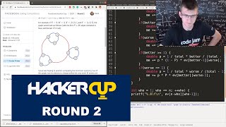 Facebook Hacker Cup 2020 R2 (7th place) by Errichto Algorithms 31,878 views 3 years ago 1 hour, 55 minutes