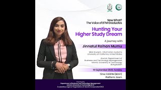 Hunting your higher study dream - A journey with Jinnatul Raihan Mumu