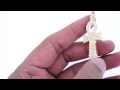 3.40 Ct Diamond Mens Ank Cross Pendant Charm 10k Yellow Gold Best Price Video