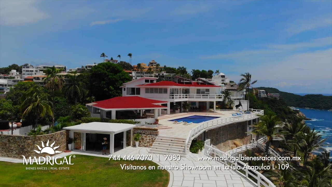Villa de John Wayne en venta en Acapulco Fracc. Las Playa