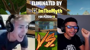 When Pro Fortnite Streamers 1v1 (Ninja VS Myth)