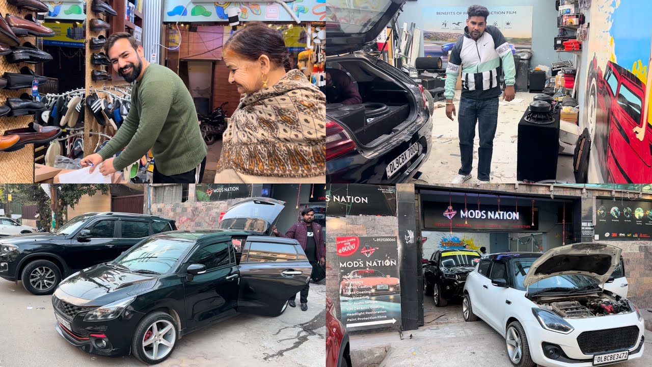 Budget Audio setup in Scorpio classic! Love from Gurugram ! 15 inch woofer installed in Baleno !