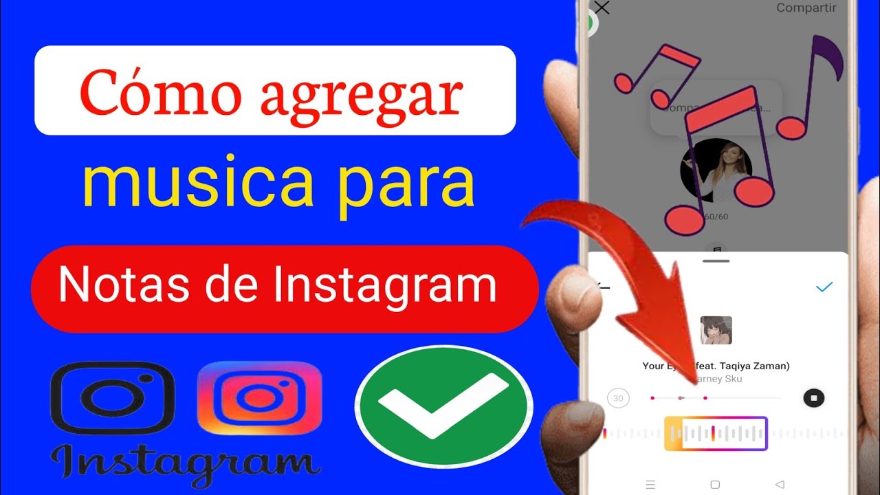 Cómo agregar música a las notas de Instagram | Notas de Instagram ...