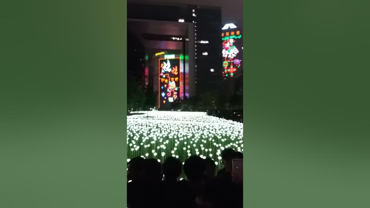Hong Kong led lights show(2) 