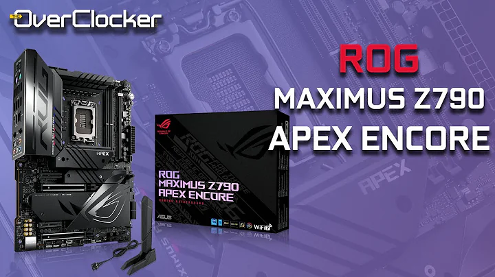 Unrivaled Performance: ROG Maximus z790 Apex Revealed!