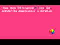 Berry Pink Background 🫐 1 Hour | Rich Aesthetic Color Screen