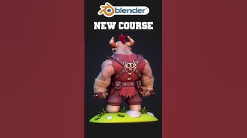 Dive into 3D Character Modeling with the New Blender 4.3 Cow Course! #blender #3d #3dart