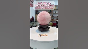 Quả Cầu Đá Thạch Anh Hồng 2.9kg