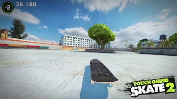 Touchgrind Skate 2: Grinding the “flat rail”