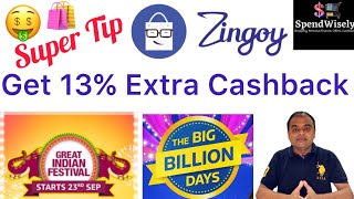 Zingoy App Review | Zingoy App | Cashback on Online Shopping | Tip to Get upto 30% Extra Cashback screenshot 1