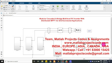 Modular Cascaded H-Bridge Multilevel PV Inverter With Distributed MPPT www.matlabprojectscode.com