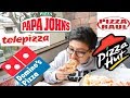PIZZA HUT VS PAPA JOHNS VS TELEPIZZA VS DOMINO’S VS PIZZA RAUL