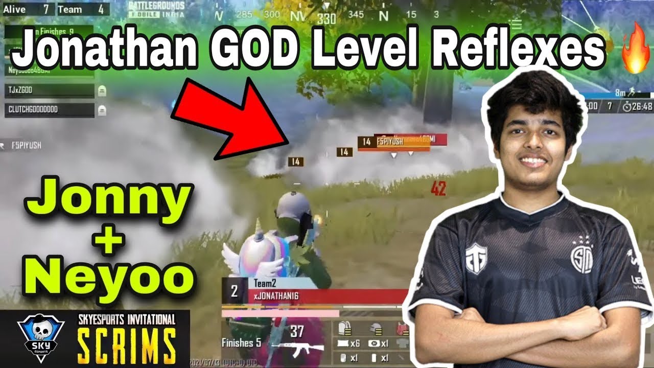 Jonathan GOD Level Reflexs Clutch 1v2 😲 | Jonny & Neyoo Deadly DUO 🔥| BGMI Tournaments Highlights