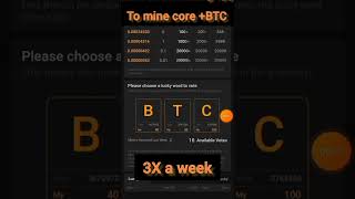 Earn Bitcoin worth $ 0.01- $888 with BTC giveaway on Satoshi mining App screenshot 1