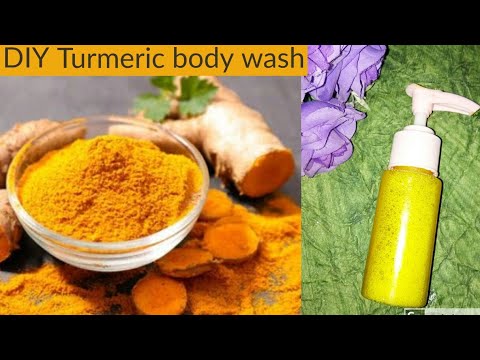 how to make turmeric body wash at home/ घर पर बनाएं हल्दी से बॉडी वॉश