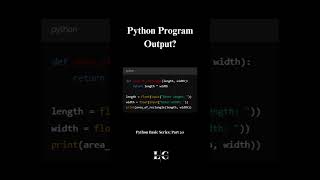 Python Basic Series: Part 20 – Area of a Rectangle 🔳