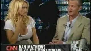 Pamela Anderson And PETA On Larry King Pamela Anderson And PETA On Larry King