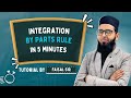 Integration by Parts Made Easy | Learn It in 5 Minutes | Class 12 | Board Exams 2026 | Faisal Sir