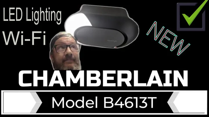 Chamberlain B4613T Belt Drive LED Lighting Smart Wi-Fi Garage Door Opener