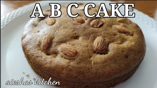 A B C CAKE | healthy wheat flour almond banana choco cake | cake recipes | atta cake |breakfast cake screenshot 4