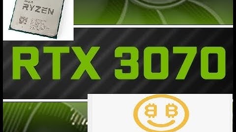 RTX 3070 AMD 3700X NICEHASH BITCOIN MINING