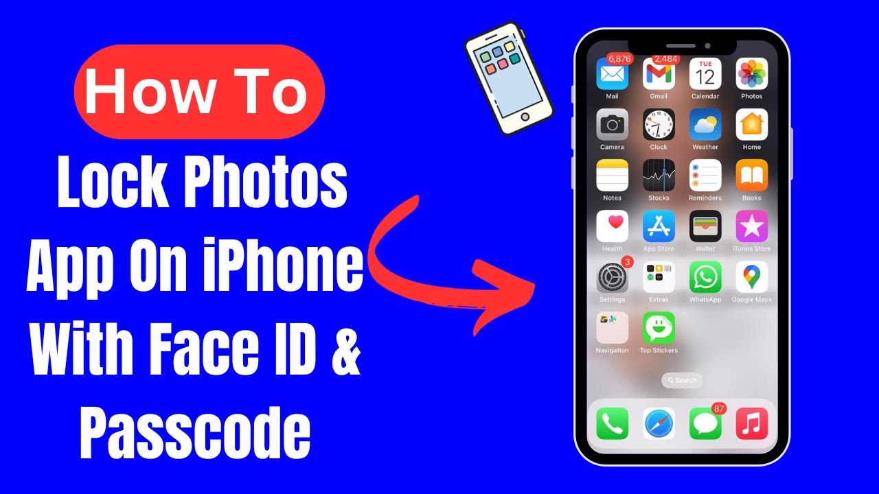 How To Lock Photos App On Iphone With Face Id Passcode - YouTube