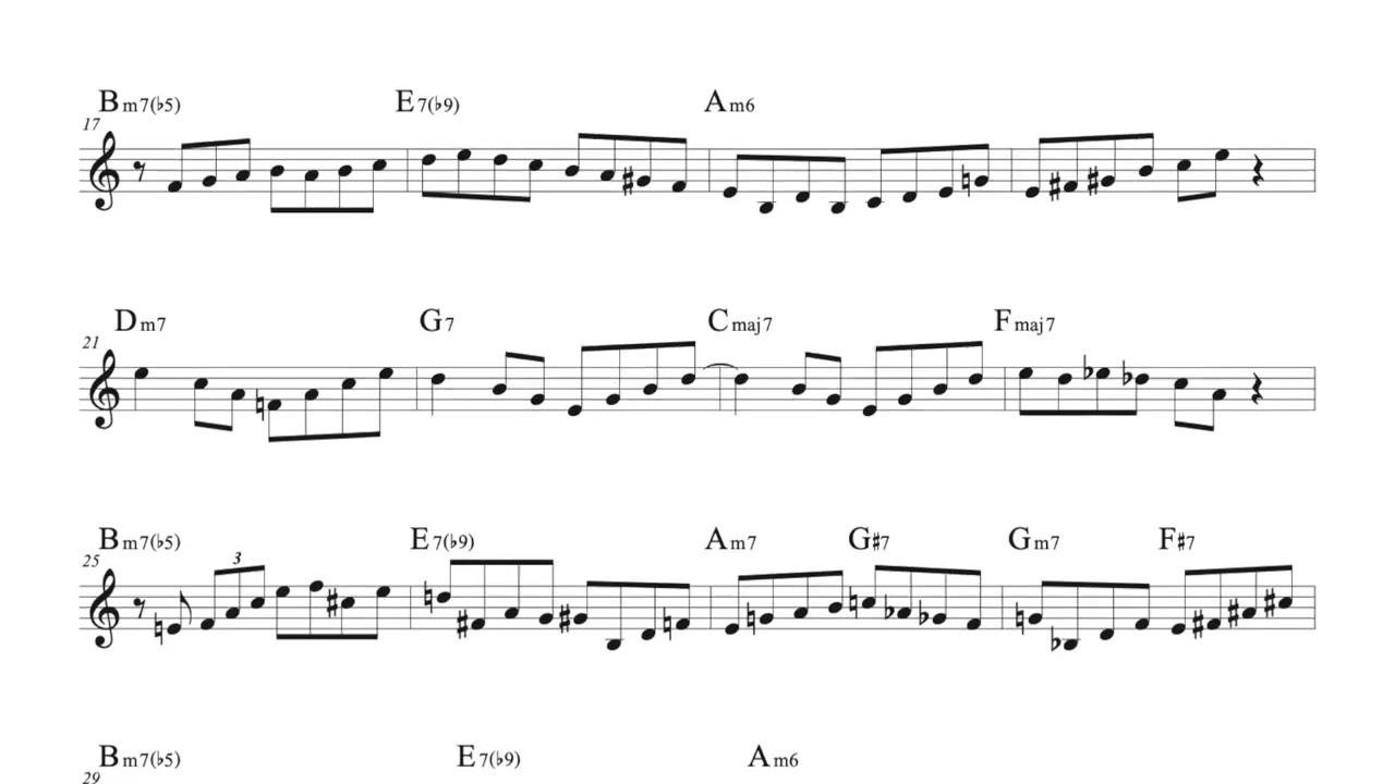 Autumn Leaves Jazz Etude: Play, Hear, & Internalise a Real Solo