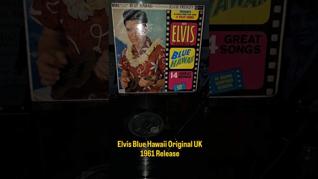 Elvis Blue Hawaii Original UK 1961 Release #elvispresley #vinyl 