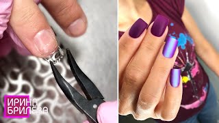 How to EASILY and SIMPLY perform a vertical gradient 😍 Nail extension 😍 Manicure 😍 Irina Brilyova