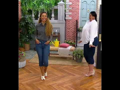 QVC model Brenda looking good in jeans 01 - YouTube