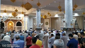 عشائية عطرة من سورة الروم للشيخ ميثم القيسي في جامع خالد بن الوليد ١٤٤٣هجرية