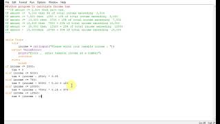Python program to calculate Income tax