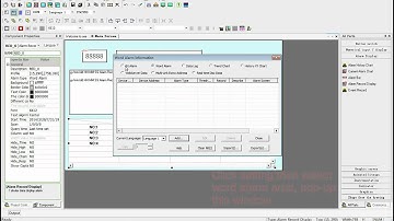 WECON HMI LEVI Studio - How to set alarms