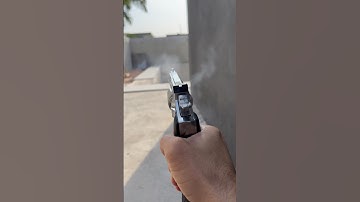 Testando Revólver Rossi de pressão Co2