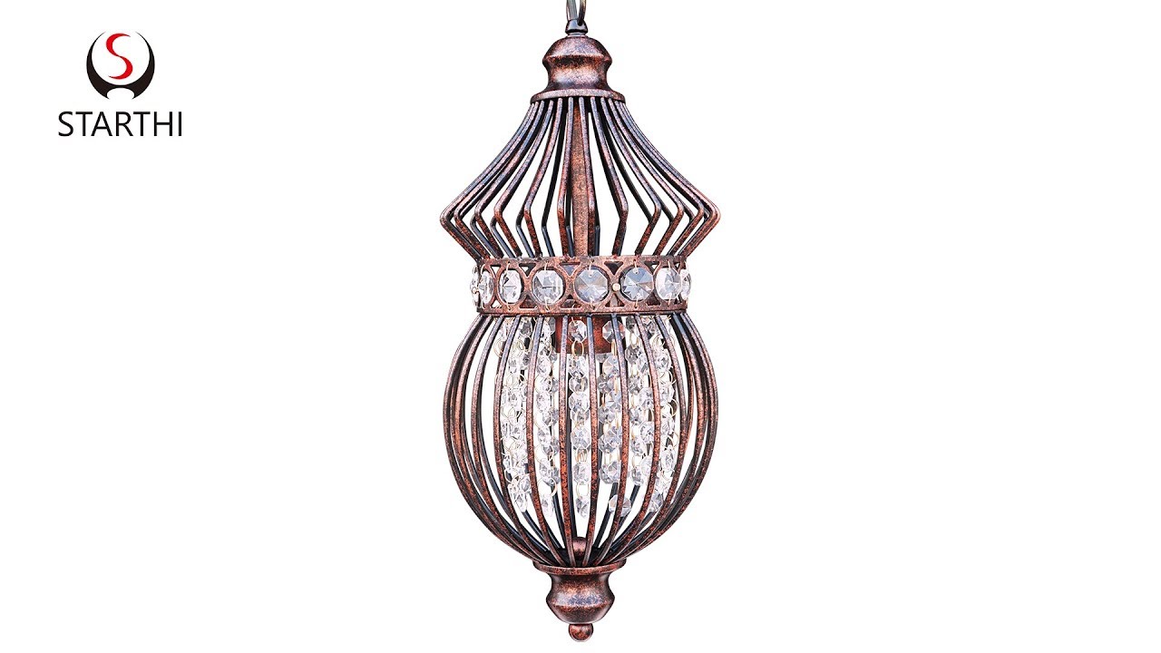 Assembling Of Starthi Antique Birdcage Crystal Pendant Assembling Of Starthi Antique Birdcage Crystal Pendant Chandelier