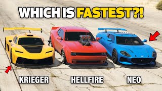 Gta 5 Online - Krieger Vs Hellfire Vs Neo Which Is Fastest?